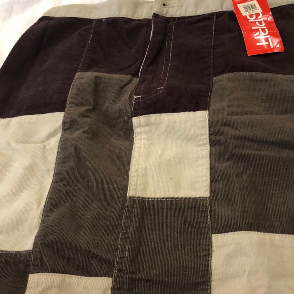 Esprit corduroy patchwork skirt; new w tags; Very unique CHIC (preteen/teenager)